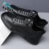 Star-headed woodpecker men's shoes new breathable business dress British casual black men's shoes