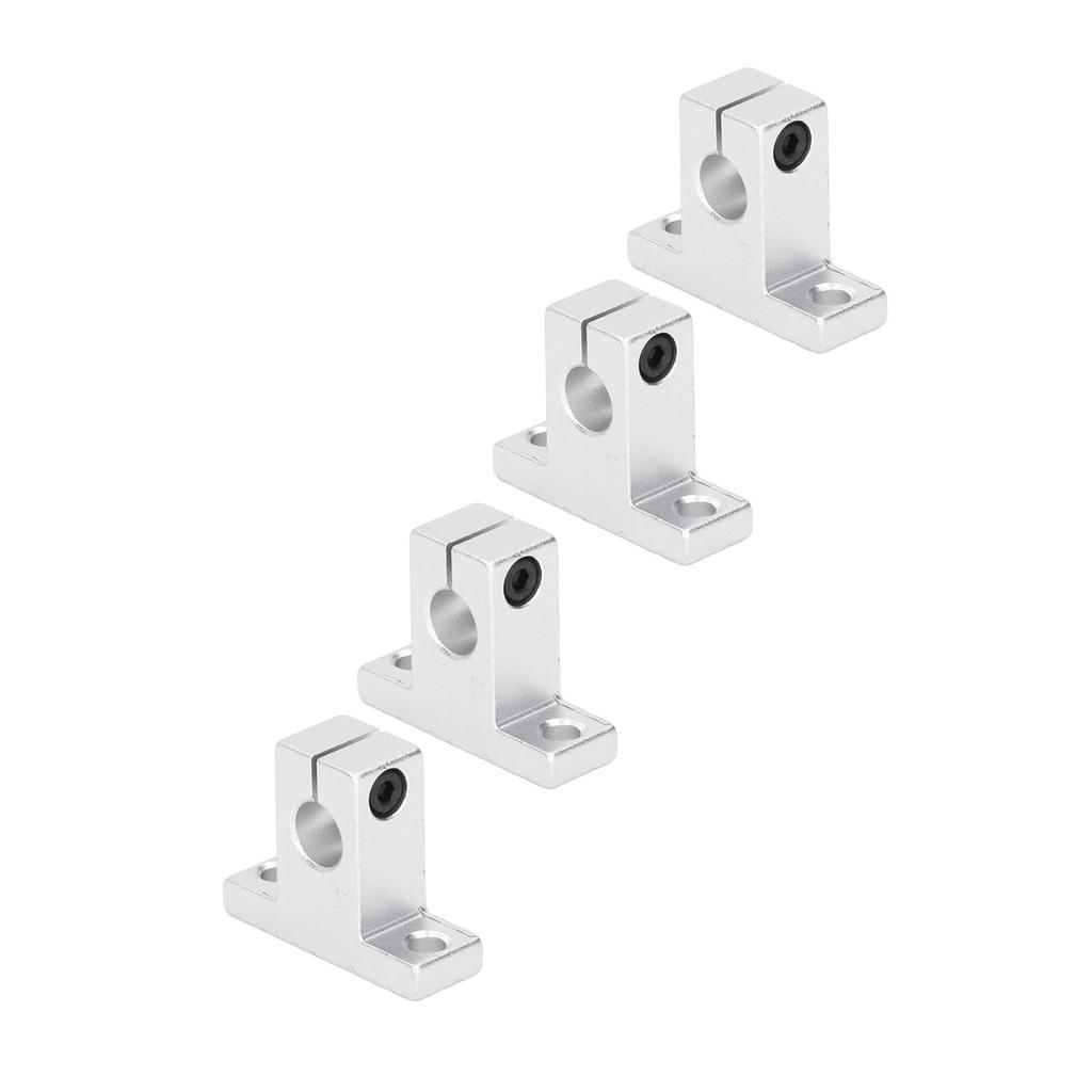 4 buc Tijă de prindere șină de mișcare liniară Aluminiu Suport ghid pentru arbore cu diametrul de 10 mm SK10