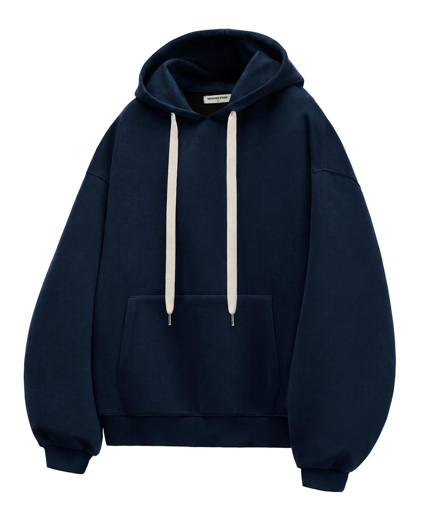UNTAPPED STUDIO [2Pack] 340G Essential Balloon Oversized Hoodie 3 Colors