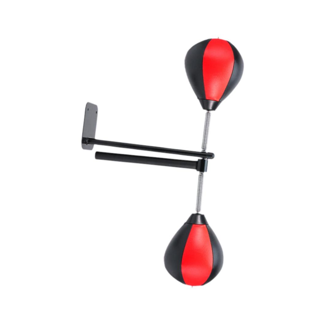 Boxing Bar Adjustable Height Fitness Wall Mounted Mma Speed Trainer Red