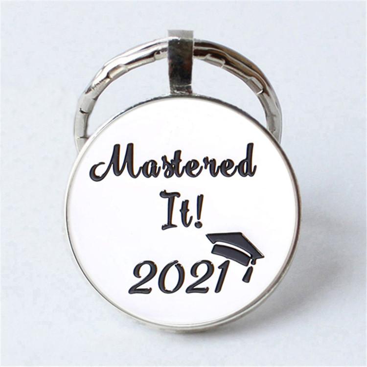 Keychain Accessories Pendant Floral Thanksgiving Text Good Friends Retro Personalized Keychain Gift Pendant