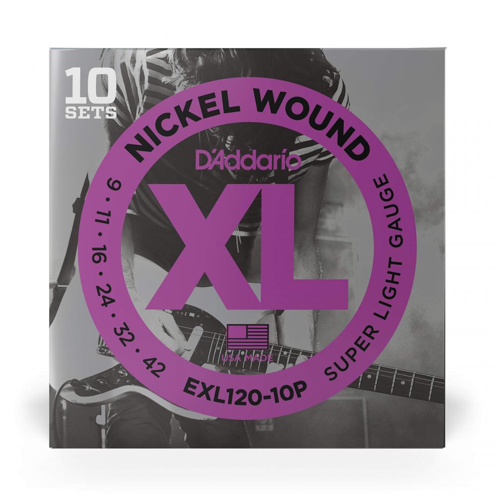 Buy D'Addario Electric Guitar Strings Nickel SuperLight .009.042