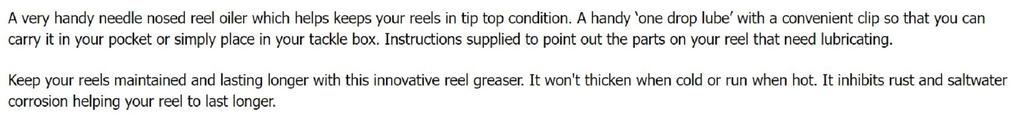 Daiwa Needle Nose Reel Oil Lubricant (0011)
