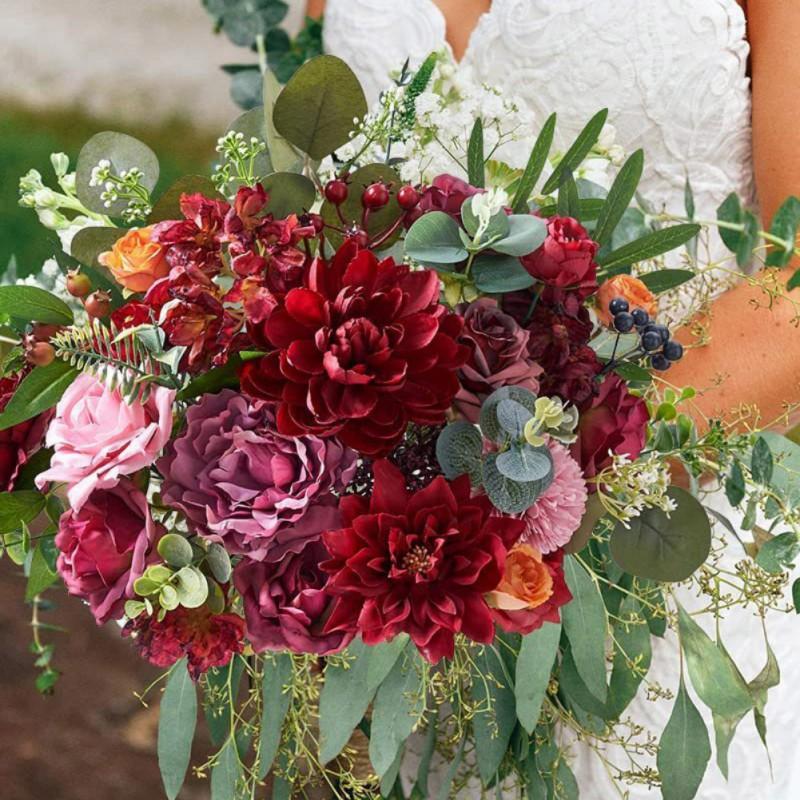 Künstliche Blume Geschenkbox Falscher Blumenstrauß DIY Hochzeitsdekoration Strauß