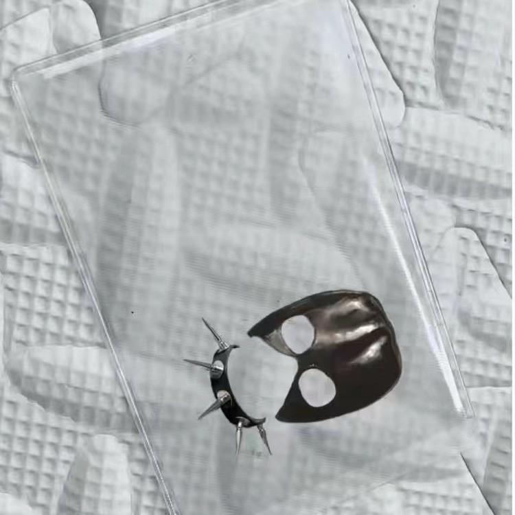 Oryginalne Przezroczyste Etui-Uchwyt na Karty z PVC Antymagnetyczne