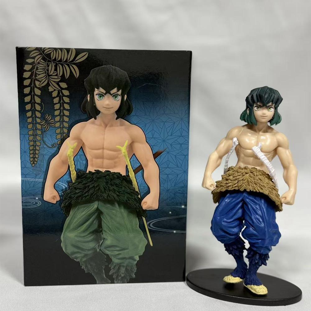 Non-Toxic .Spot Anime Slayer Kimetsu No Yaiba Figure Kamado Tanjirou Action Figure Agatsuma Zenitsu Nezuko Warrior Pvc Model Toys