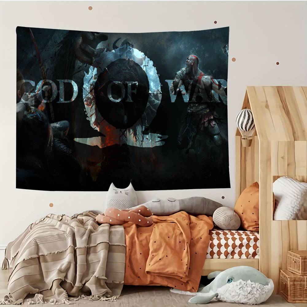 Game God Of War Tapestry Customizable Tapestries Of Various Styleswall Hangings Celebrity Photo Printingwall Hangings