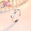 New Arrival Simple High Quality Cute Cat Ear Real 925 Sterling Silver Open Ring For Women Girl Fashion Jewelry Gift