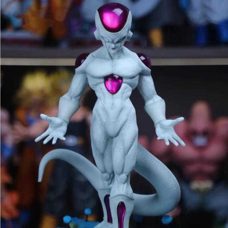 28cm Anime Dragon Ball Frieza Action Figures Cosmic Emperor Statue With Namek Base Model Collectible Desktop Ornament Toys Gift