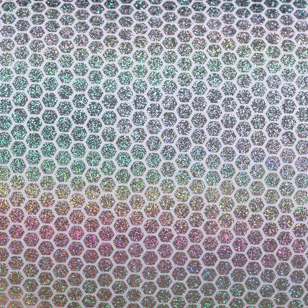 10*20cm Angeln Locken Flash Band Fliegen Binden Material Ändern Farbe Aufkleber Holographische Klebe Film