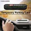 1 Stück Auto Temporäre Parkkarte Schild Plakette Autostyling Für SEAT Arona Ateca Tarraco Minimo IBL EL-BORN LEON