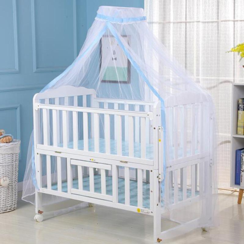 Universal Netting Mosquito Net Foldable Infant Canopy Round Bed Canopy Mosquito Net For Baby Summer Baby Crib Net Crib Dome