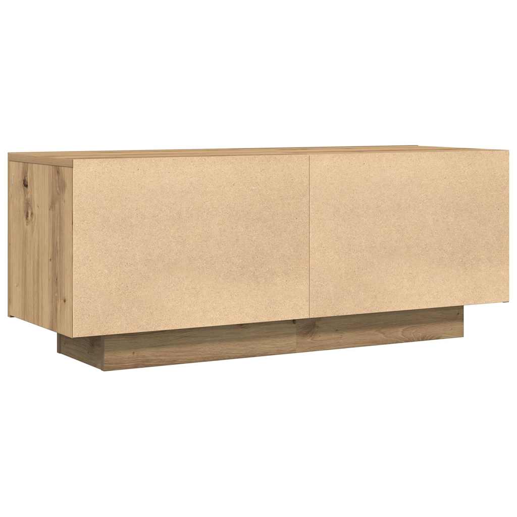 Vidaxl TV Cabinet, Artisan Oak, 100X35X40 Cm, Wood-Based Material