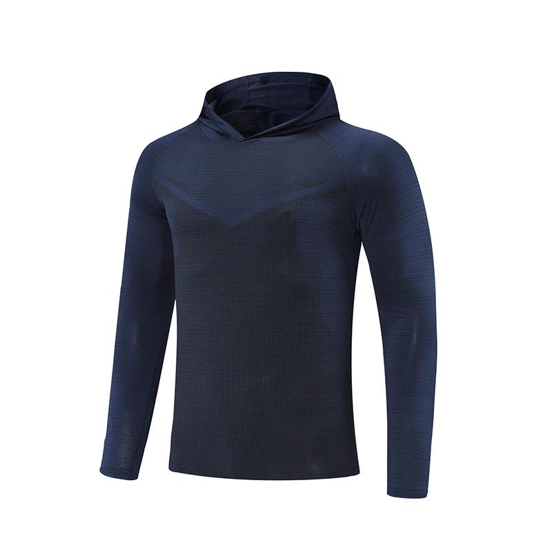 Men’s Long Sleeve Hooded Sweatshirt for Spring/Autumn Running and Fitness