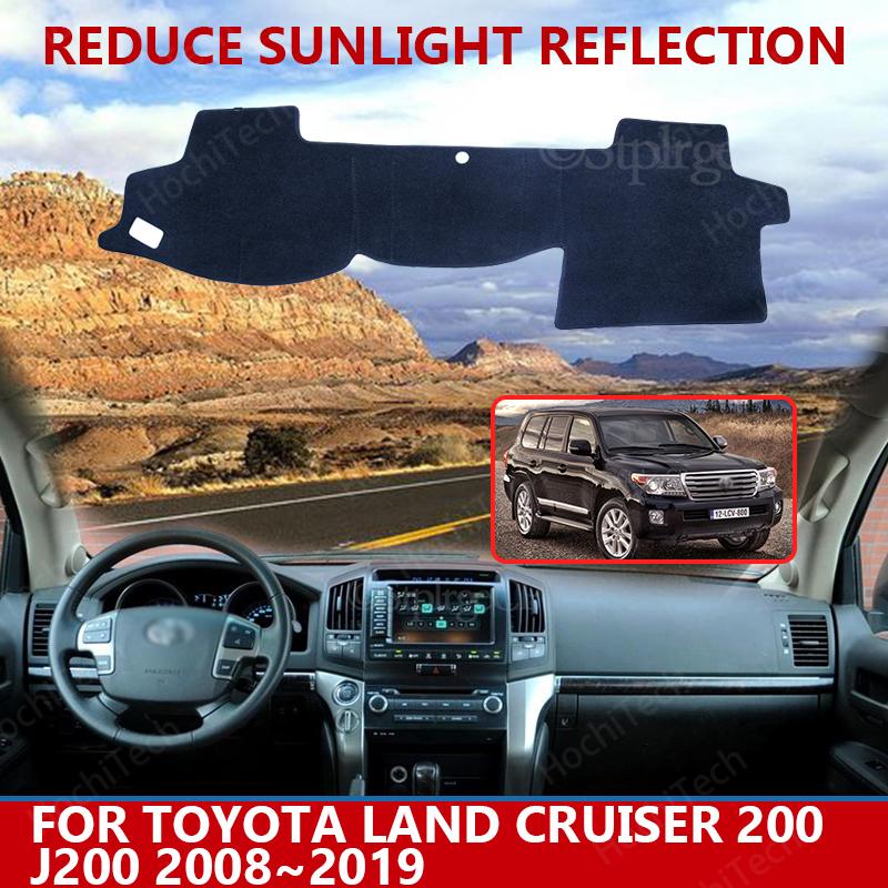 

Для Toyota Land Cruiser 200 J200 2008 ~ Dashmats Аксессуары для стайлинга автомобилей, накладка на приборную панель, ковер