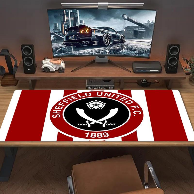 Sheffield United Print Cushion Non-slip Laptop Tablet Big Mousepad XXL Mat Mini PC Playmat With Lock Edge