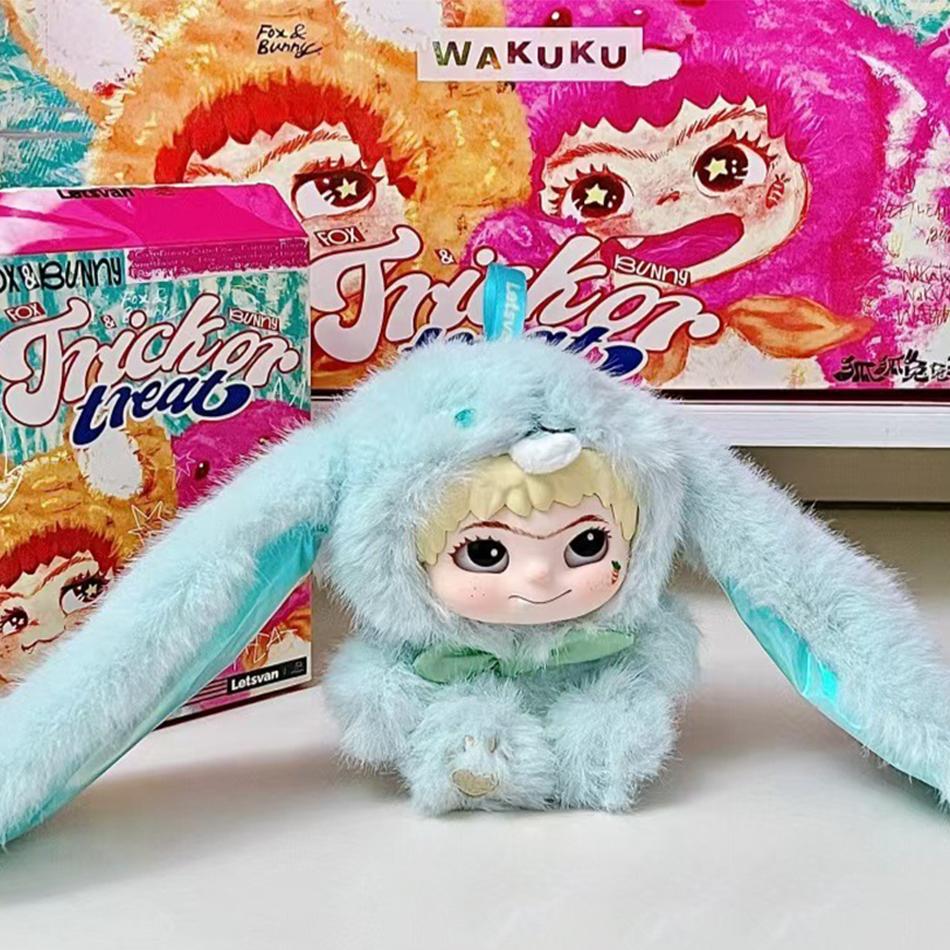 Wakuku Pluizig Trendy Leuke Feestdoos Schattige Wakuku Actiefiguur Mysteriedoos Schattige Poppen Tas Hanger Pop Verrassingszak Cadeau Speelgoed