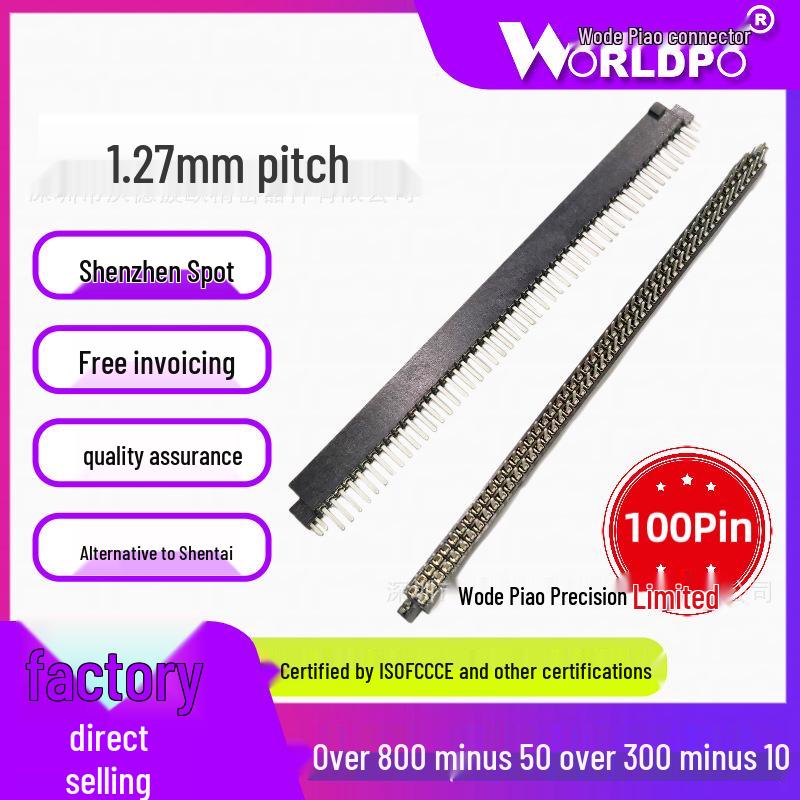 

2-Row 100-Pin Female Connector, Replacement for SAMTEC SFM-150-01-L/C-K-TR