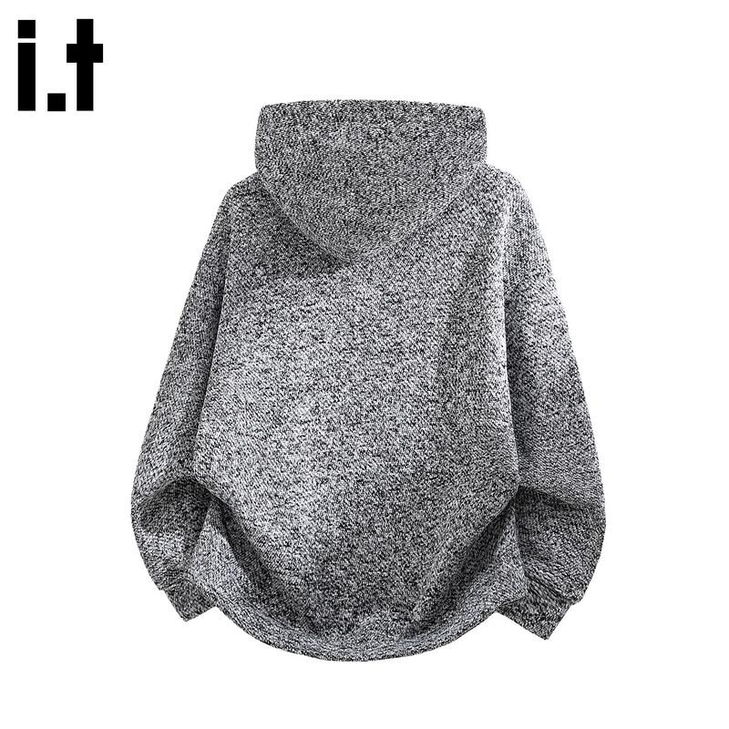 CHOCOOLATEIT Men's Loose Fit Hooded Sweatshirt