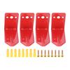 4pcs Iron Heavy Duty Wall Mounted Bracket for Extinguisher Universal Holder Wall Hook with Screws for Home Office Hardware