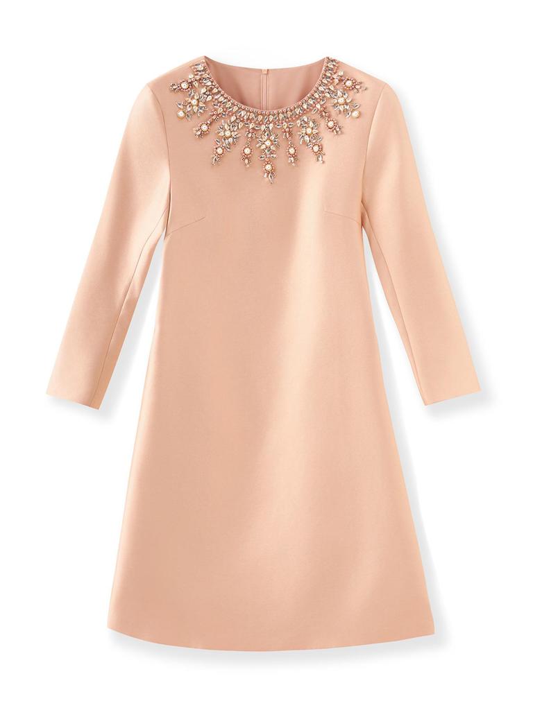 Elegant Diamond Hand-Stitched Evening Dress for Socialite Women