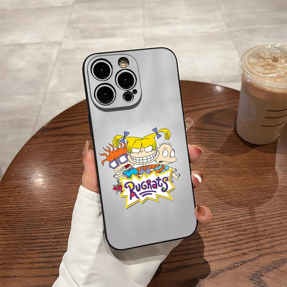 Phone Case For 17 Pro Max Iphone 14 Pro Max 12 16 15 13 Pro 11 Xr X Xs 8 7 Plus Back Cover Boy & Girl Rugrats Chuckie's