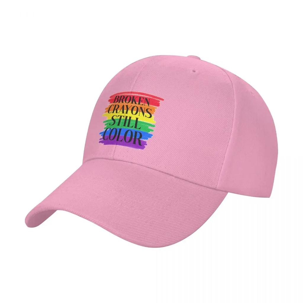 Broken Crayons Still Color Baseball Cap Streetwear Thermal Visor Sun Women Hats Mens