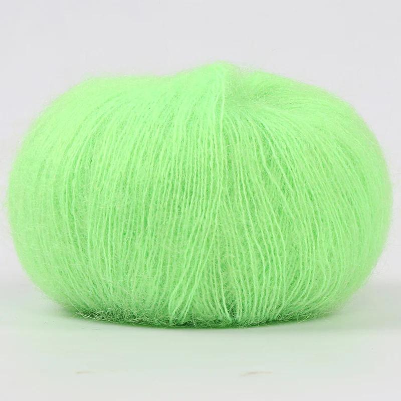 25g/Ball Mohair Hand-woven Diy Material Package Yarn Crochet Skin-Friendly Baby Wool Thread for Knitting Wool Sweater Shawl Yarn