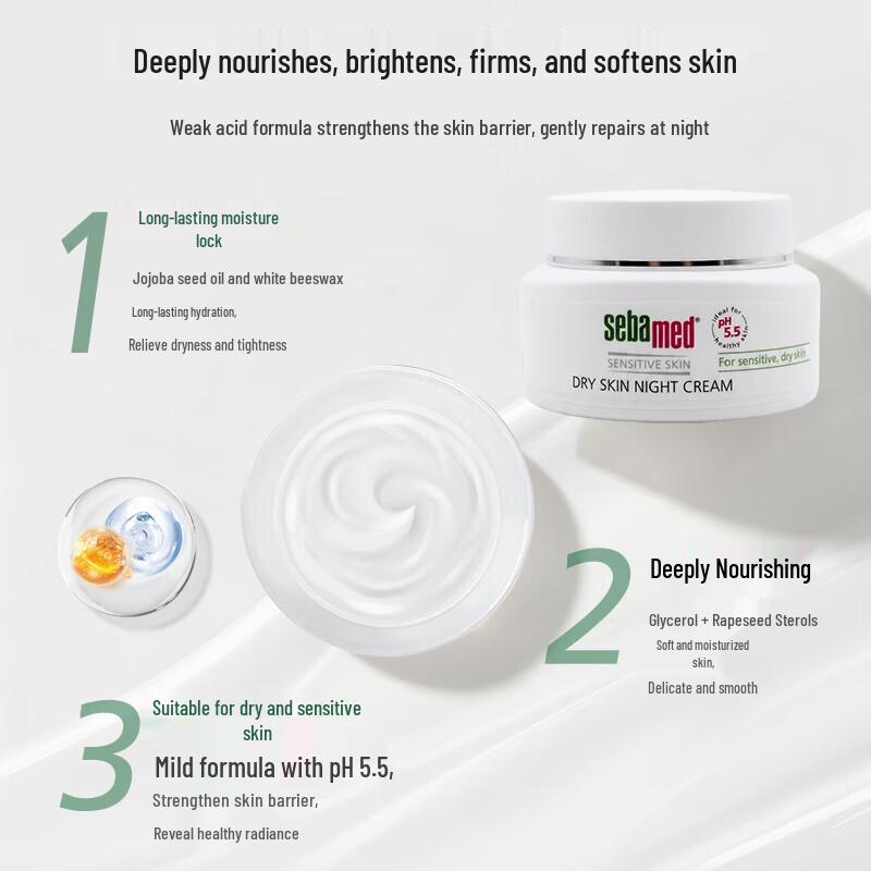 Sebamed Anti-Dry Hydrating Firming Night Cream