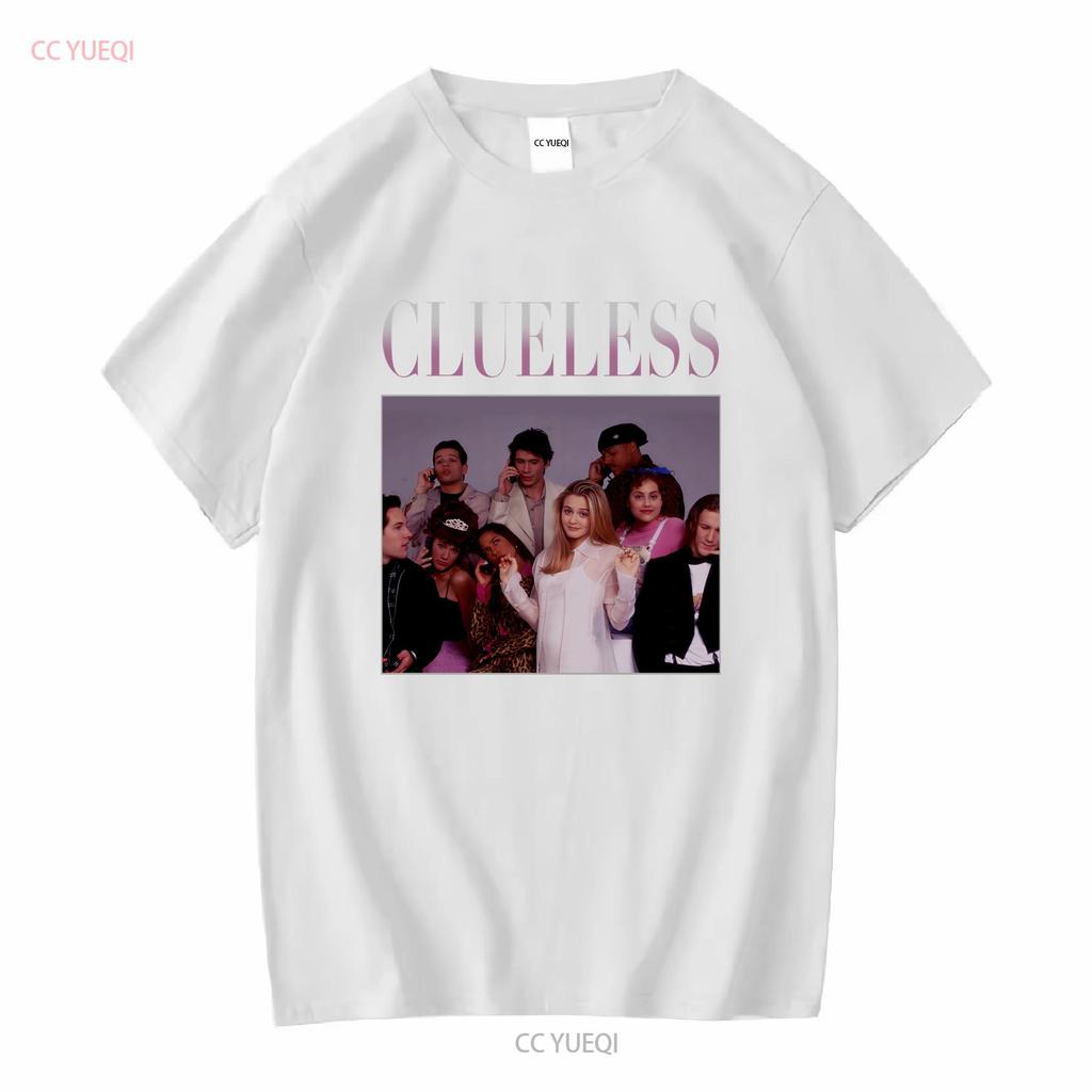 Clueless Movie Characters Vintage T Shirt vintage Washed graphic designer clothes homme Unisex Stretched Breathable streetwear
