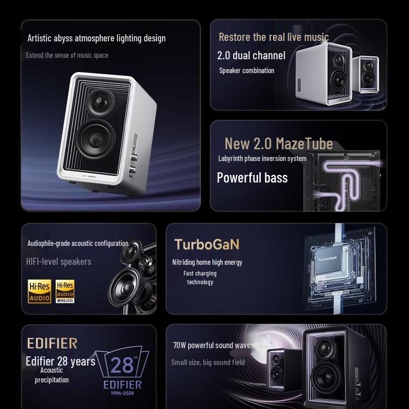 Edifier Halo 2.0 Bluetooth Monitor Speakers