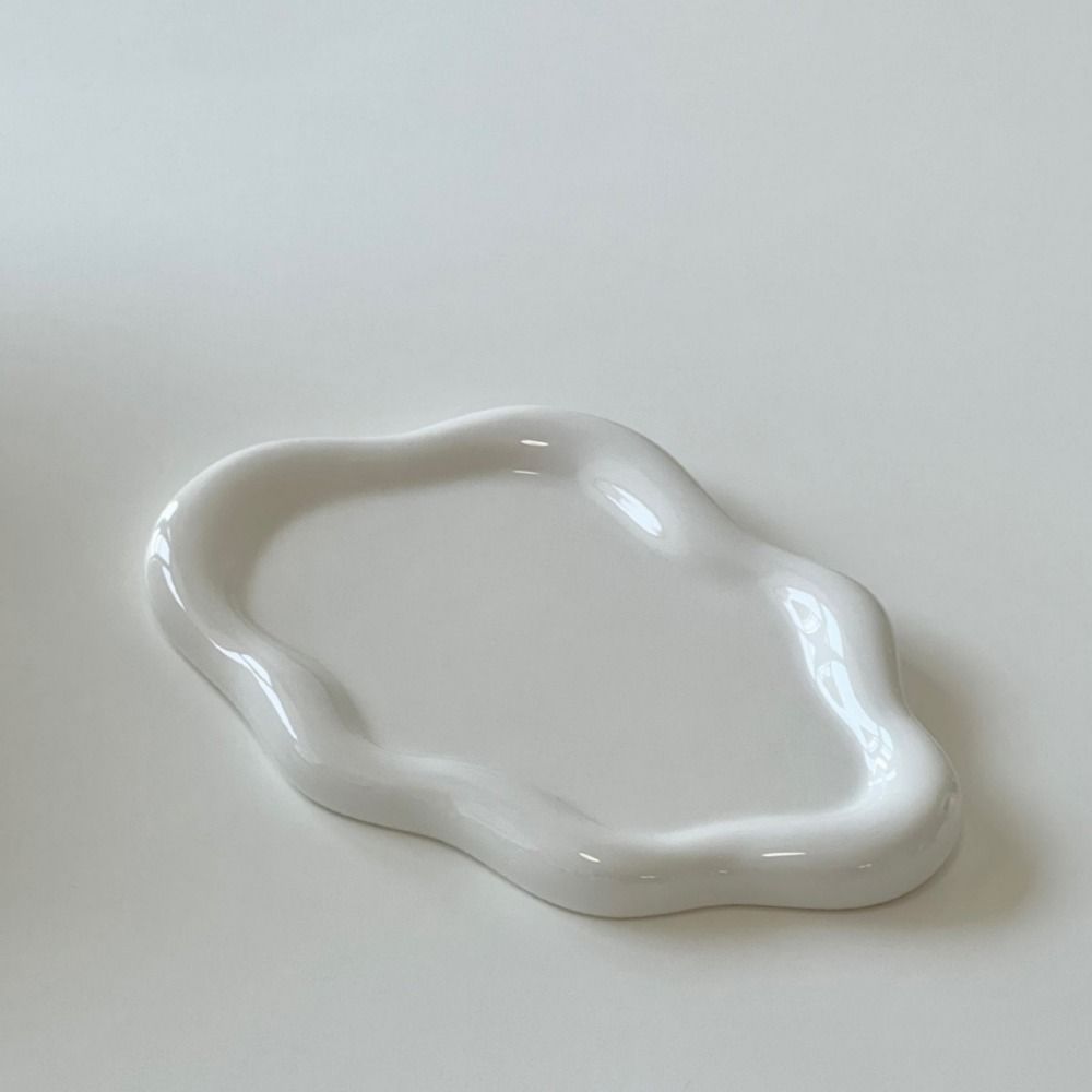 INS Jewelry Storage Tray Light Luxury Cloud Shape Tray Cake Snack Dessert Tray  Birthday Gift