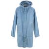 MAX&CO Chambray Hooded Coat 40 Blue Max Mara Women Used