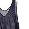 ISSEY MIYAKE made in Japan No sleeve Sheer one piece 2 Navy Women Used