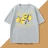 Retro Lemon Italy T-shirt Printed Short Sleeve T Shirt Women Casual Harajuku Streetwear Tee Tops Camiseta Women Summer Tees