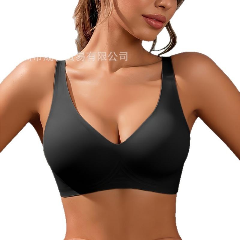 Soutien-gorge push-up sans couture respirant pour femme, sans armature, avec effet push-up, pour un usage quotidien