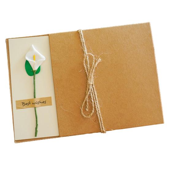 

1 комплект поздравительных открыток из бумаги с цветочным принтом, привлекательный креативный крафт-дизайн, открытка на день рождения друга 17