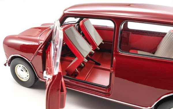 Kyosho Original 1/18 Scale Morris Mini Mk.1 1959 Cherry Red Finished Product