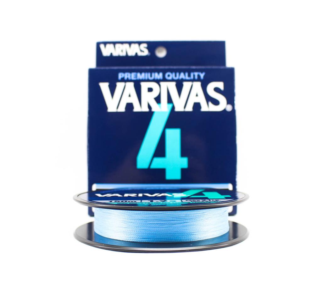 Varivas P.E Linie Varivas 4 X4 Blue 150m P.E 1.2 Max 21lb