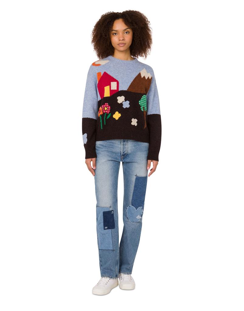 MOSCHINO Archive Shetland Wool Knit