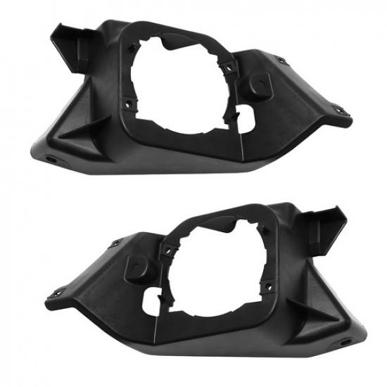 2x Fog Light Bracket For 2012-2014 Honda CR-V Front Driver Passenger Side Black