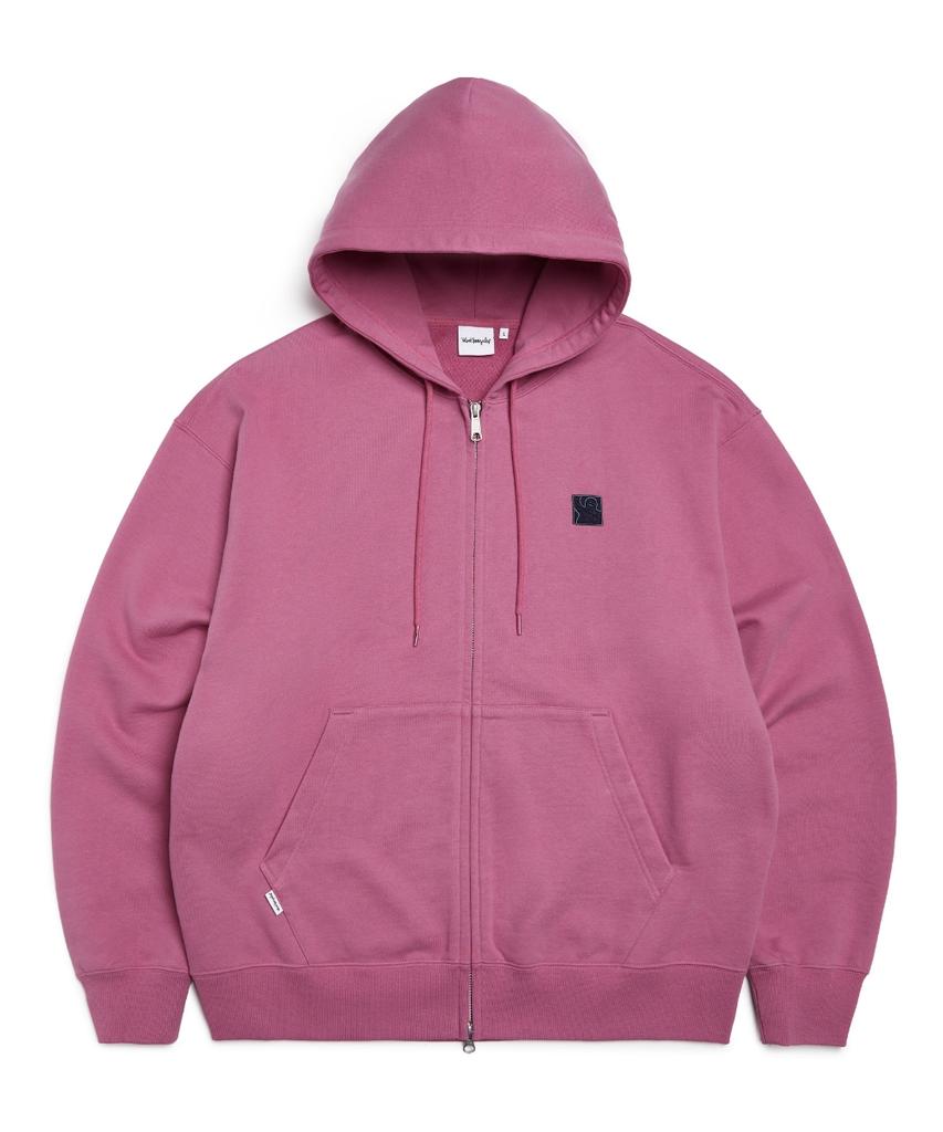 Shmu Wappen Zip-Up Hoodie - Pink