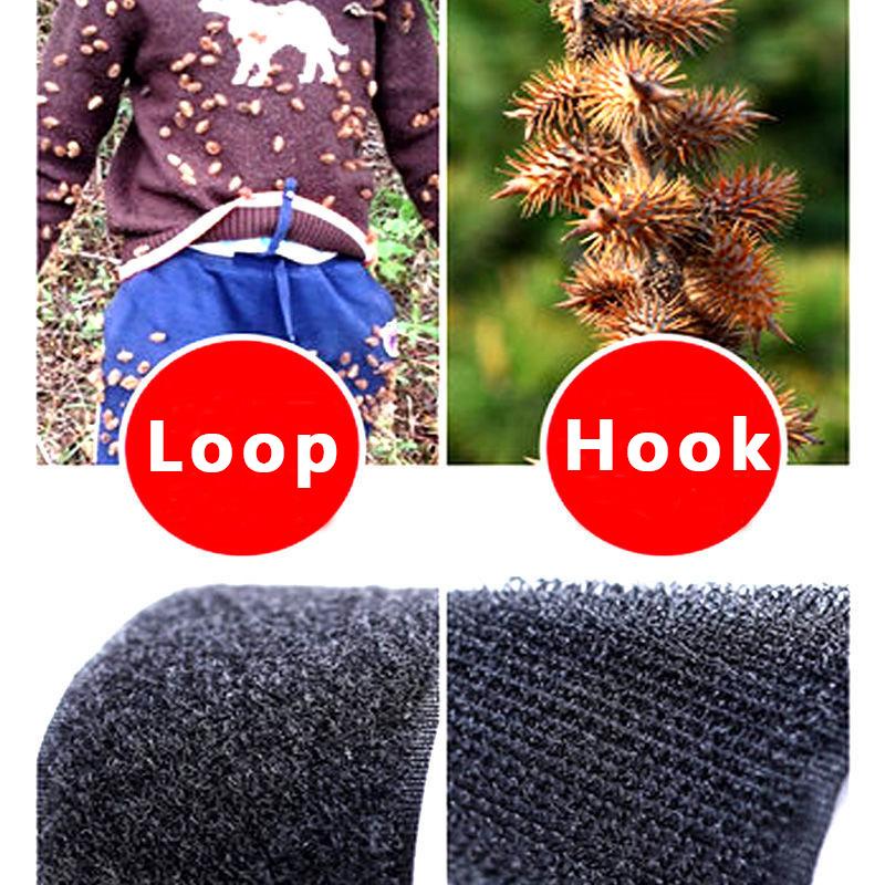 5M Strong Self Adhesive Hook and Loop Fastener Tape Nylon Sticker hook loop Adhesive with Glue for 20/25/30/50mm DIY Scratch