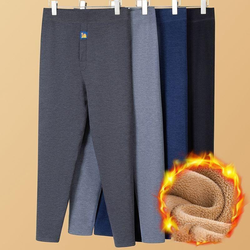 Thermal Underwear Men's Winter Clothes Fleece Keep Warm Pants Soft Comfortable Underpants Sleepwear Breathable Thermo Leggings