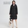 SNOWFLYING Women's Mid-Length Padded Duck Down Jacket