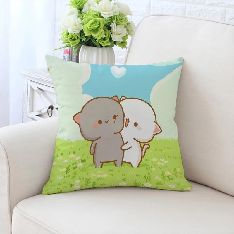 

Милый медведь мультфильм наволочка украшения для автомобиля офис гостиная диван дома наволочка 40x40cm