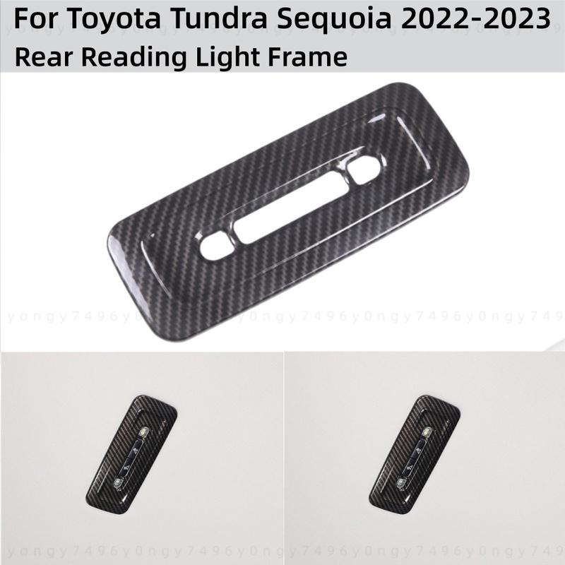 Auto-Upgrade Styling Carbon Heckleselampenrahmen Für Toyota Tundra Sequoia - Auto Modifikation Dekorationszubehör