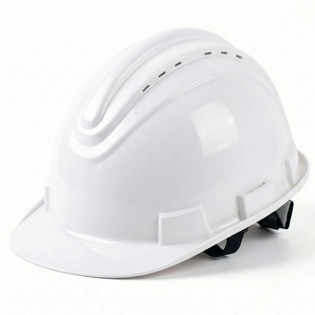 ABS Safety Helmet - National Standard Thickened, Breathable, Anti-Smash Protection for Construction Sites.