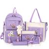 Backpack for Primary and Secondary School Students with Large Capacity Multi piece Backpack for Cute Junior High School Students