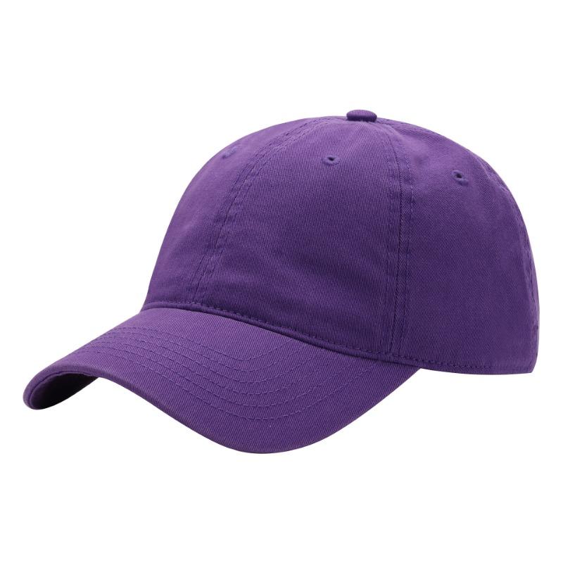 Washed premium baseball cap combed cotton women's deep top big brim cap trendy casual sunscreen hat